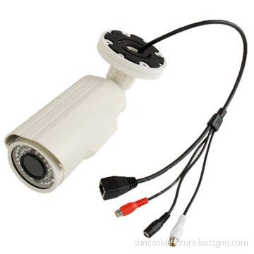 Varifocal IP camera with POE power supply, varifocal lens, 2.8-12mm, 42 leds, 40m IR distance